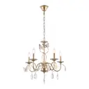 Люстра подвесная Arte milano Am346179/5 cg 5 ламп 10 м² цвет бежевый