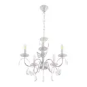 Люстра подвесная Arte milano Am346179/5 wt+sl 5 ламп 10 м² цвет белый