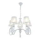 Люстра подвесная Arte milano Am347203/5 wt+sl 5 ламп 10 м² цвет белый