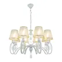 Люстра подвесная Arte milano Am347203/8 wt+g 8 ламп 16 м² цвет белый