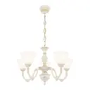 Люстра подвесная Arte milano Am347837/5 wt+g 5 ламп 10 м² цвет белый