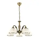 Люстра подвесная Arte milano Am349737/5 ab 5 ламп 10 м² цвет бронза