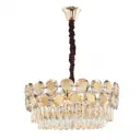 Люстра подвесная Arte milano Am-97188.d550.h260.e14.12 g 12 ламп 24 м² цвет золото