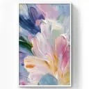 Картина в раме Postermarket Абстракция цветы 70х110 см