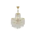 Люстра подвесная Arti lampadari gold Daverio e 1.5.50.105 g 8 ламп 17.8 м² цвет прозрачный золотой