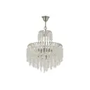 Люстра подвесная Arti lampadari nickel Daverio e 1.5.50.105 n 8 ламп 17.8 м² цвет прозрачный никель