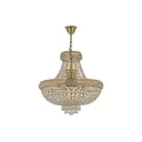 Люстра подвесная Arti lampadari Palermo e 1.5.45.600 g 5 ламп 16.7 м² цвет золото прозрачный