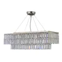 Люстра подвесная Arti lampadari Milano e 1.5.70x25.101 nt 8 ламп 21.4 м² цвет никель