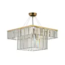 Люстра подвесная Arti lampadari Enio 1.5.50.100 gp 8 ламп 12 м² цвет золотистый