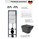 Комплект инсталляция с унитазом Am.pm I012711.0301E0140 цвет черный