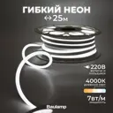 Гибкий неон Baulamp 53012 120 диод/м 7 Вт/м 220 В IP67 25 м нейтральный белый свет