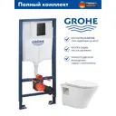 Комплект инсталляция с унитазом Grohe 38811KF01000080A цвет белый