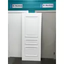 Дверь межкомнатная Wanmark Дебют глухая без замка и петель в комплекте 200х80см сосна белая эмаль