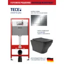 Комплект инсталляция с унитазом Tece 9400412ES0140 цвет черный