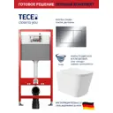 Комплект инсталляция с унитазом Tece 9400412QV0220 цвет белый