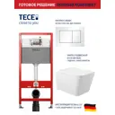 Комплект инсталляция с унитазом Tece 9400413Q0110 цвет белый