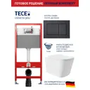 Комплект инсталляция с унитазом Tece 9400414QV0220 цвет белый
