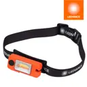 Фонарь налобный Ledvance аккумуляторный встроенные светодиоды 80 лм 1.3 Вт цвет оранжевый/серебристый/черный