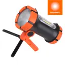 Фонарь ручной Ledvance аккумуляторный встроенные светодиоды 300 лм 31 Вт цвет оранжевый/серебристый/черный