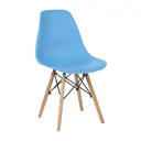 Стул кухонный Стулбержи со спинкой Eames 1 шт голубой