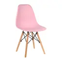 Стул кухонный Стулбержи со спинкой Eames 1 шт розовый