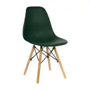 Стул кухонный Стулбержи со спинкой Eames 1 шт темно-зеленый