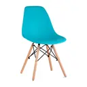 Стул кухонный Стулбержи со спинкой Eames 1 шт бирюзовый