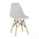 Стул кухонный Стулбержи со спинкой Eames 1 шт светло-серый