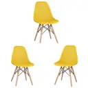 Стулья для кухни Стулбержи Eames Mesh комплект 3 шт горчичный