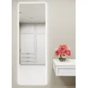 Зеркало с подсветкой One Mirror в алюминиевой раме настенное 200х70см свет холодный белый цвет белое