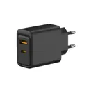 Сетевое зарядное устройство Rexant USB-A/USB-C 30 Вт цвет черный