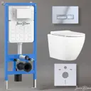 Комплект инсталляция с унитазом Iberica blanca IB001.BLA.234.213 цвет белый