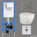 Комплект инсталляция с унитазом Iberica blanca IB001.BLA.234.8180 цвет белый