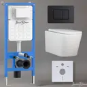 Комплект инсталляция с унитазом Iberica blanca IB001.TLA.234.112 цвет белый