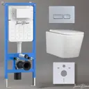 Комплект инсталляция с унитазом Iberica blanca IB001.TLA.234.214 цвет белый