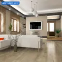 Ламинат Kronotex Дуб неброский D3668A 33 класс толщина 10 мм с фаской 1.3 м², цена за упаковку