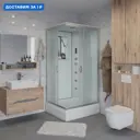 Душевая кабина Niagara 330844QF средний поддон 100x80см