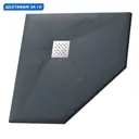 Душевой поддон Grossman GR-S29090D ассиметричный искусственный камень 90x90см