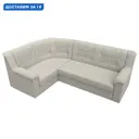 Диван угловой Карелия левый угол Лига диванов 122829L 240x90x170 см рогожка цвет амур 02 бежевый