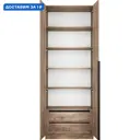 Шкаф распашной Мебельная компания е1 LCKSch_SH_M1_800_KT 81x220x52.5 см ЛДСП цвет крафт табачный