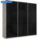 Шкаф-купе Мебельная компания е1 500376 230x180x57 см 10 полок ЛДСП цвет бетон