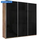 Шкаф-купе Мебельная компания е1 500191 230x180x57 см 10 полок ЛДСП цвет крафт табачный