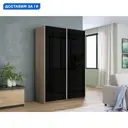 Шкаф-купе Мебельная компания е1 500183 230x160х57 см 8 полок лдсп цвет сонома