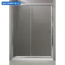 Душевая дверь Belbagno Uno 81728 135см эффект стекла прозрачный раздвижной