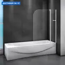 Ширма на ванну Cezares Relax RELAX-V-11-100/140-C-Bi 100x140 см профиль белый
