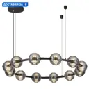 Светильник подвесной светодиодный Odeon light Troni Od_5041_120l 43 м² нейтральный белый свет цвет черный