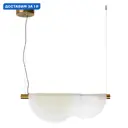 Светильник подвесной светодиодный Odeon light Colle Od_4358_20l 8 м² теплый белый (желтый) свет цвет белый/бронза/латунь