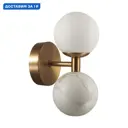 Настенный светильник светодиодный влагозащищенный Odeon light OD_4359_6WL теплый белый (желтый) свет цвет жёлтый/золотой