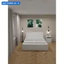 Кровать Safina grand Лилия 165x90x205 см ЛДСП цвет белый