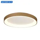 Светильник настенно-потолочный светодиодный Mantra Niseko Mn_8584 с пультом управления 10 м² регулируемый белый свет цвет жёлтый/золотой